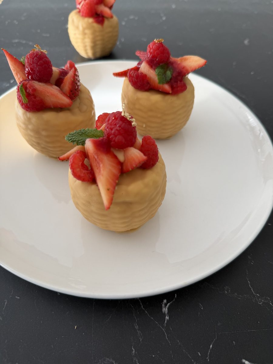 🍓 Trompe-l’œil Panier de Fruits Rouges & Dulcey